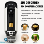 Cafetera Cafe Expreso Capsulas Capuchino Latte 750ml Regalo Blanco 110v