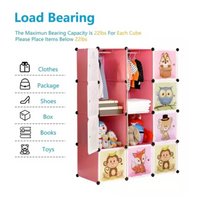 Thumbnail for Armario Infantil Organizador De Ropa Extra Grande Zapatero