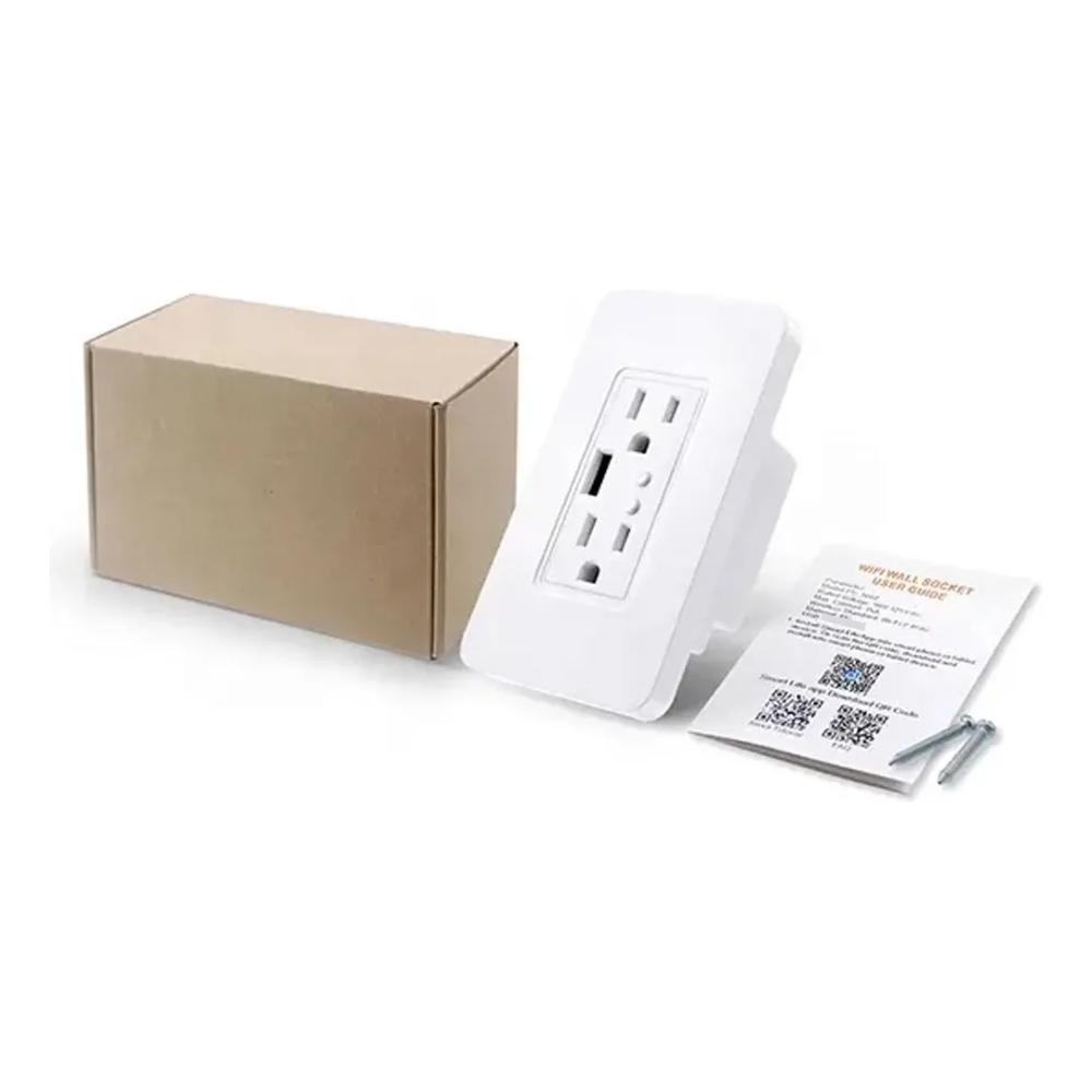 Toma Corriente Doble Inteligente Wifi App Alexa Google Home