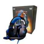 Audífonos Gamer Luz Usb Con Micrófono Adaptador Jack 3.5 G2000