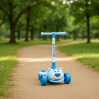Scooter Patineta Monopatin Niños Ajustable Dibujos Animados Niñas