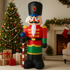 Muñeco Navidad Inflable Decoracion Navideña Soldado Led 50w