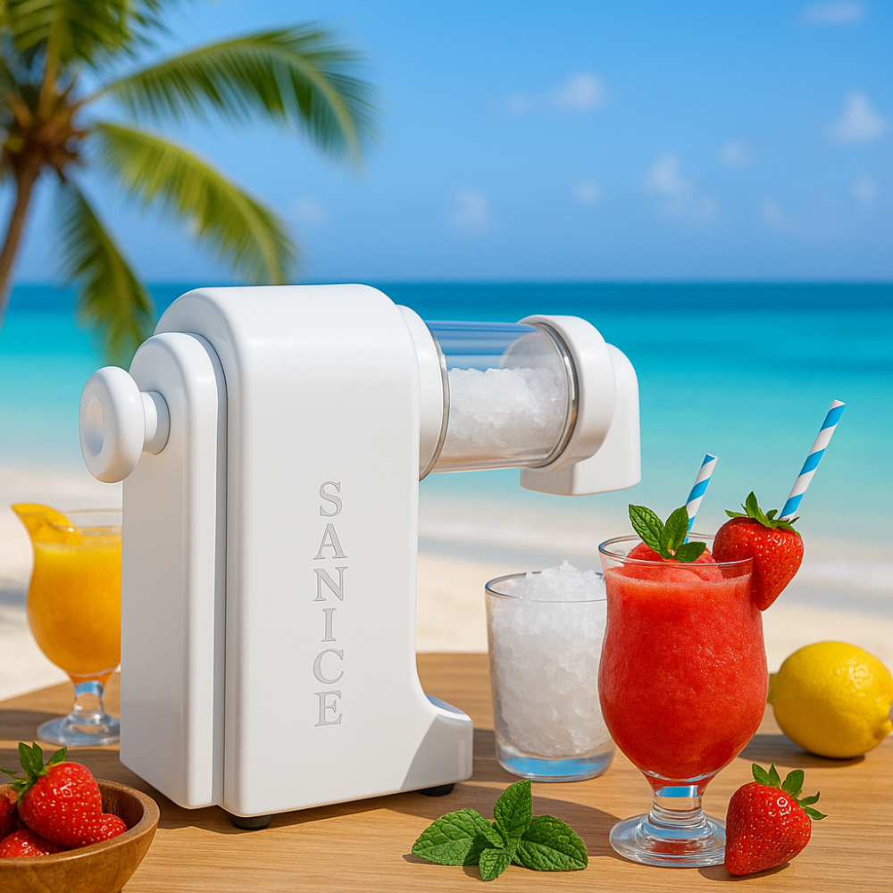 Triturador Eléctrico de Hielo Profesional – 150W para Granizados, Cócteles y Más