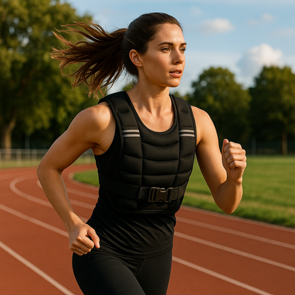 Chaleco entrenamiento 5KG para Entrenamiento Fitness Ajustable para crossfit