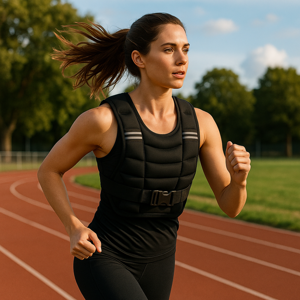 Chaleco entrenamiento 5KG para Entrenamiento Fitness Ajustable para crossfit