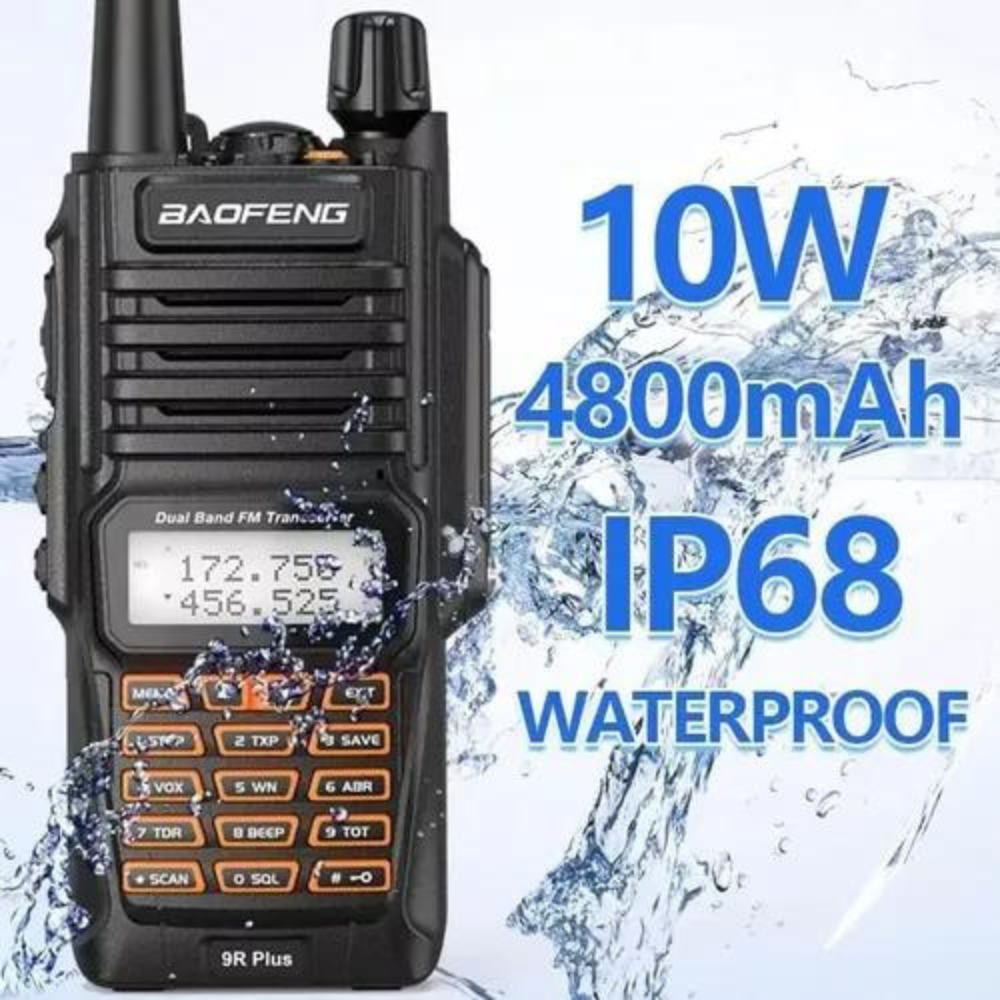 Radio Teléfono Prof X 1 Baofeng Uv9r Bat2.980mah Vers2022