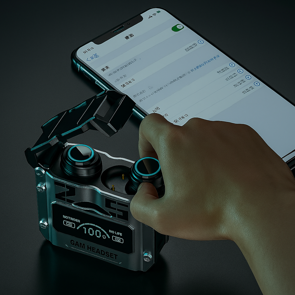 Audífonos Bluetooth Gamer TWS M25 Inalámbricos LED IPX6