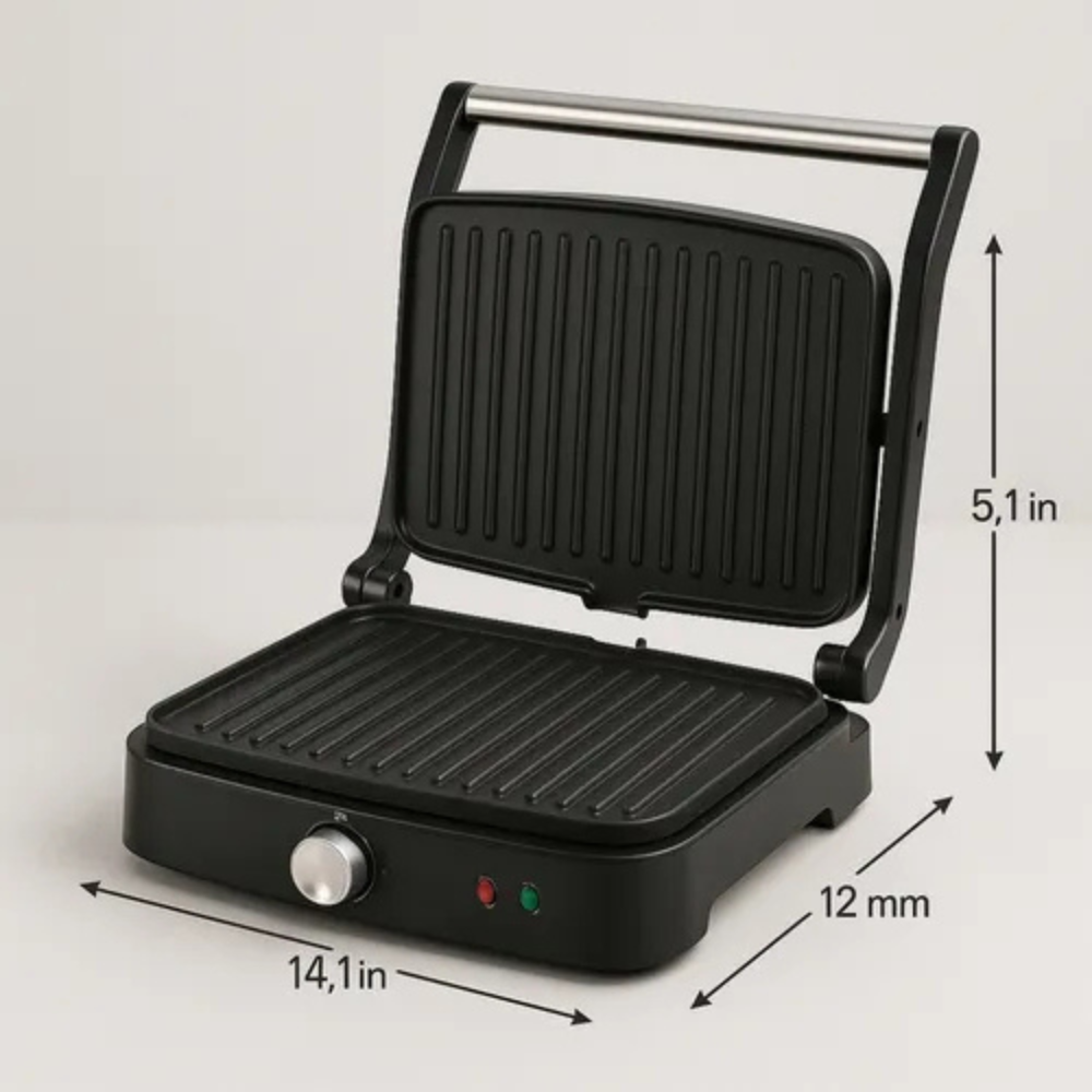 Asador Eléctrico Parrilla Cocina Gourme Antiadherent Sokany