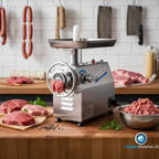 Molino Carne Picador Industrial #22 Acero Inoxidable 250kg 110v