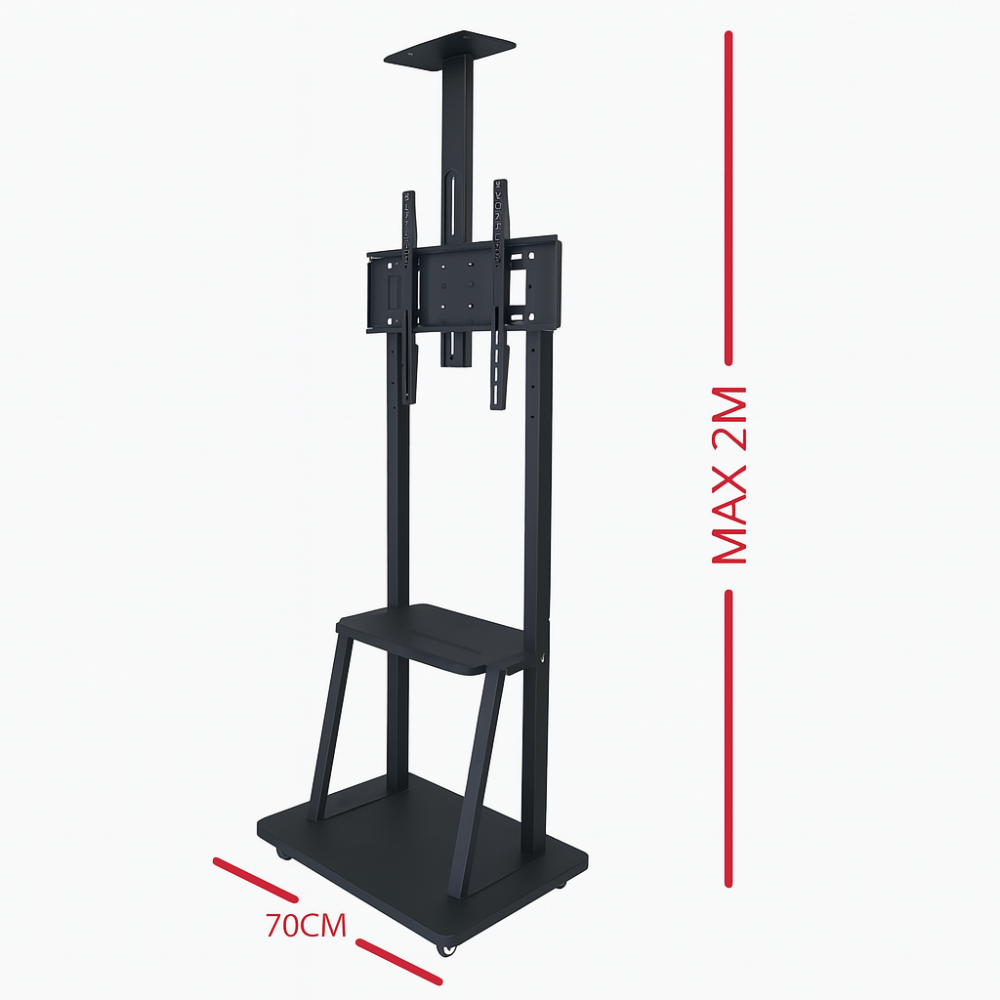 Soporte Piso Pedestal Tv Estante Mesa 32 A 70 Yd1700