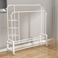 Perchero Zapatero Doble Alta Resistencia 58kg Con Laterales