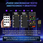 Letrero Pantalla Led Ojos Camion Bus Programable 176x19 Cm