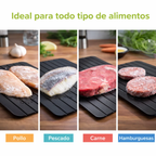 Tabla Descongelador Rápido Carne Pollo Pescado Antiadherente Cocina Defrost