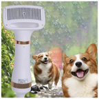 Cepillo Secador De Pelo Portátil Para Mascotas Temperatura Graduable