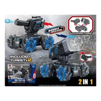 Thumbnail for Carro Control Remoto 360 Cañón Lanza Burbujas Con Luz Negro