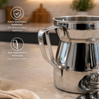 Olleta Jarra Hervidor Leche Cafe Acero Quirurgico T304 400ml