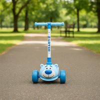 Thumbnail for Scooter Patineta Monopatin Niños Ajustable Dibujos Animados Niñas