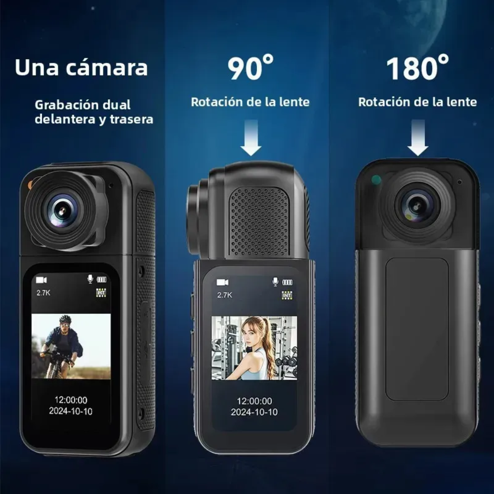 Camara Deportiva Mini Sport Cam Wifi Lente Magnética Full Hd