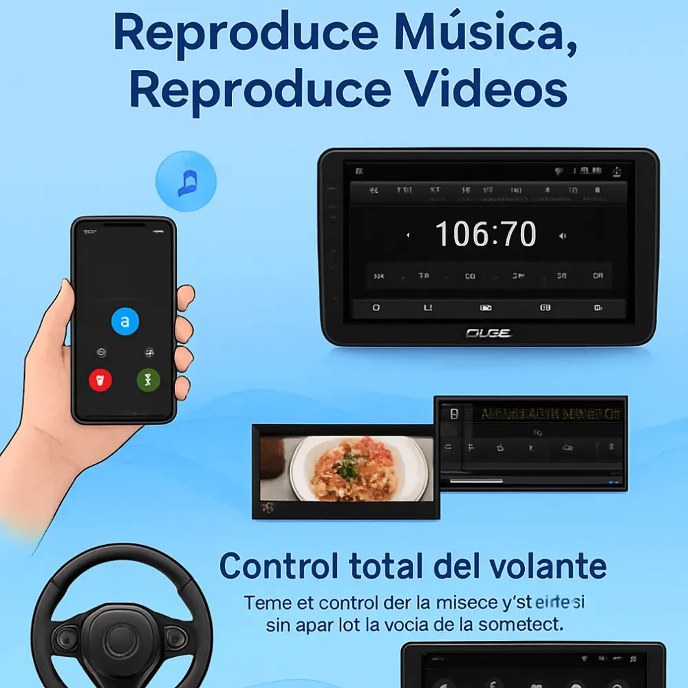 Radio Pantalla Tactil Android Auto Carplay 10 Gps Camara