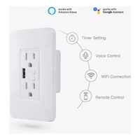 Toma Corriente Doble Inteligente Wifi App Alexa Google Home