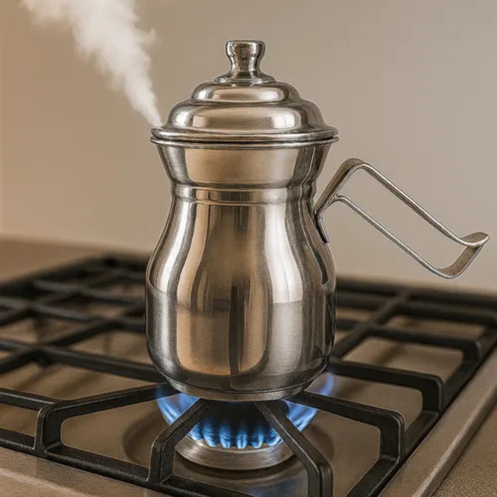 Olleta Jarra Lechera Acero Quirurgico Disco Difusor 1 Litro