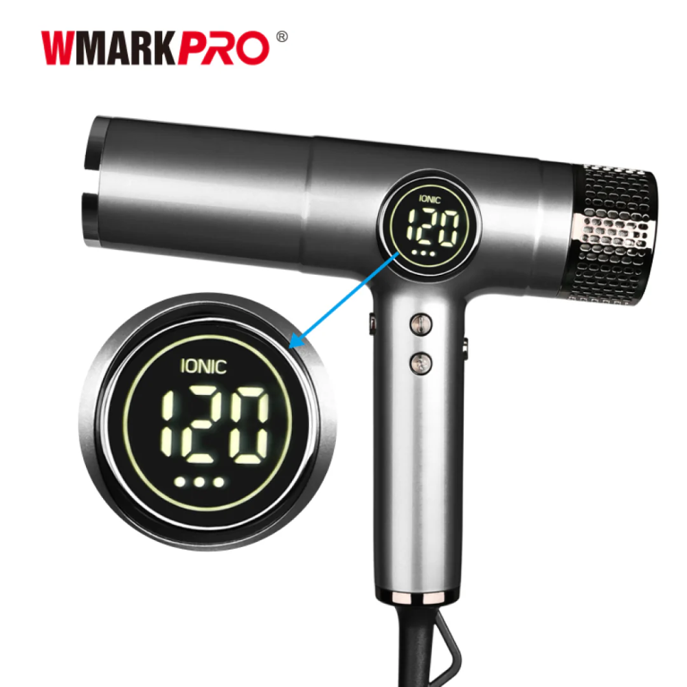 Secador Cabello Profesional Ultra Silencioso WMARK Pro 2100W Pantalla Digital