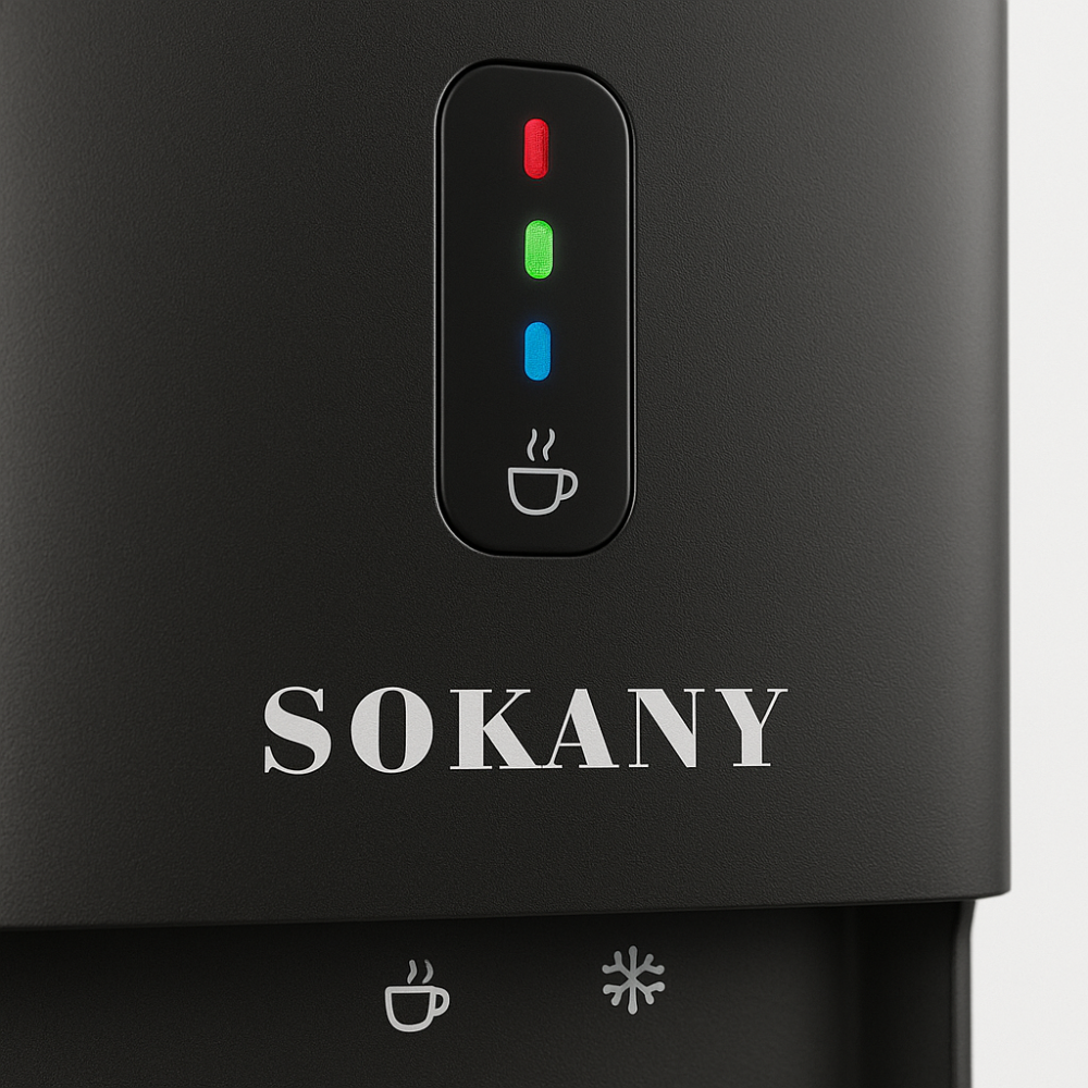 Dispensador Sokany 3 Temperaturas + Nevera  ¡Agua al Instante y Espacio Extra!