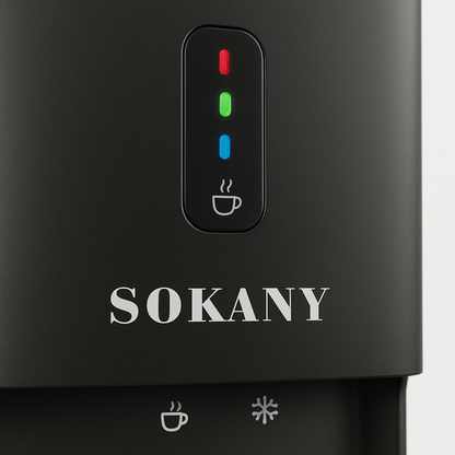 Dispensador Sokany 3 Temperaturas + Nevera 🔥❄️ ¡Agua al Instante y Espacio Extra!