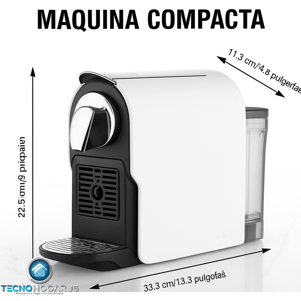 Cafetera Cafe Expreso Capsulas Capuchino Latte 750ml Regalo Blanco 110v