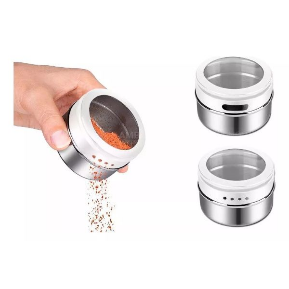Especiero Condimentero Magnetico Organizador De Cocina De Lujo X6