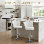 Silla Barra Bar Isla Cocina Butaco Giratoria Premium Alto