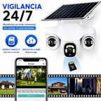 Cámara Solar Wifi 3 Lentes Robotica Seguimiento Automático
