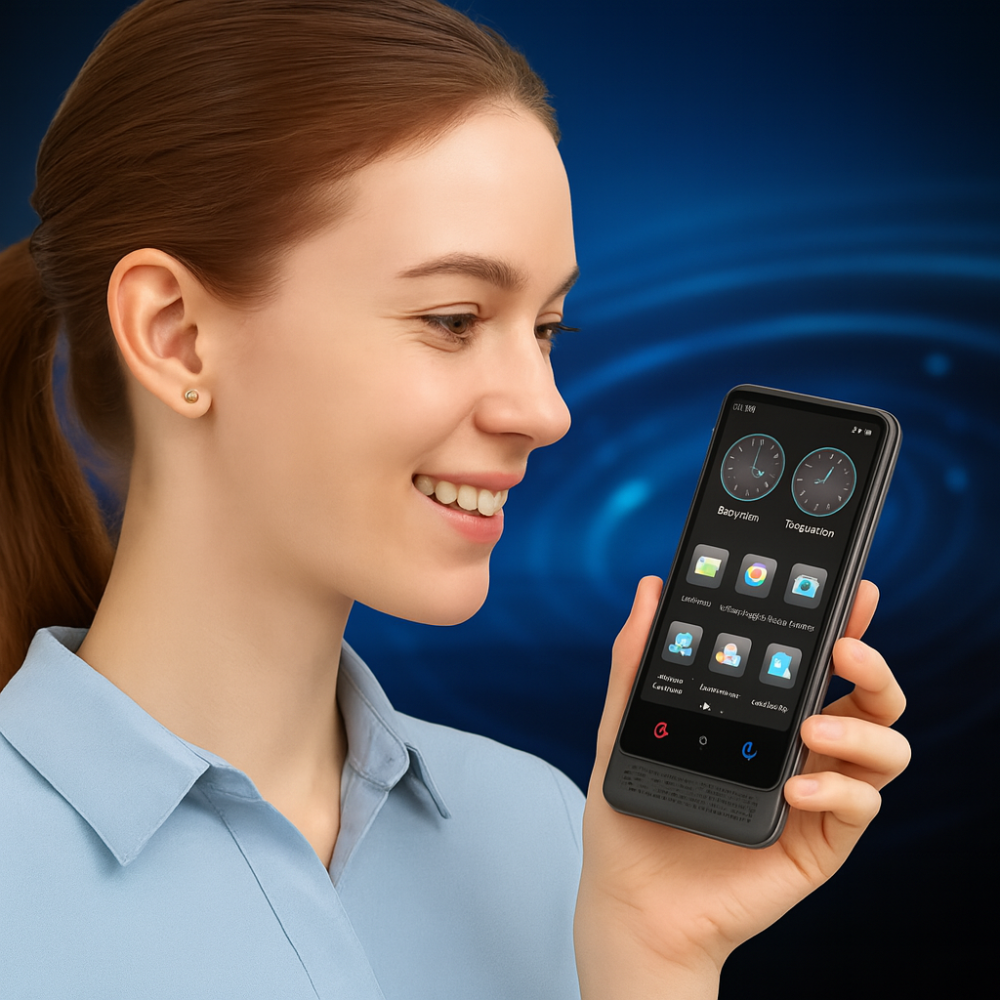 Traductor Inteligente 137 Idiomas Tiempo Real Cámara WiFi M12 AI