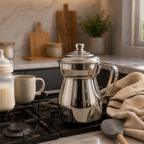 Olleta Jarra Hervidor Leche Cafe Acero Quirurgico T304 400ml