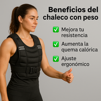Thumbnail for Chaleco entrenamiento 5KG para Entrenamiento Fitness Ajustable para crossfit