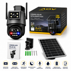 Cámara Solar Exterior 4g Ia Integrada Esim Doble Lente 360