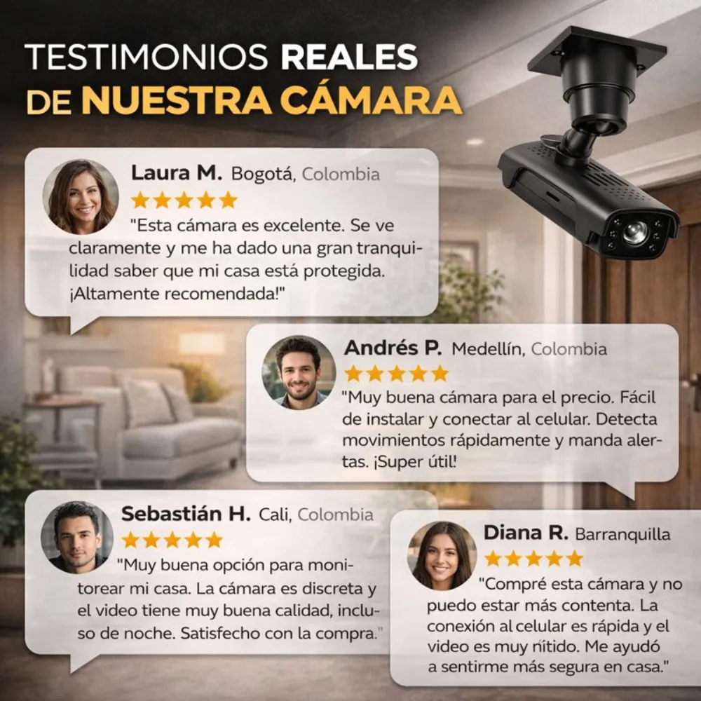 Mini Camara Seguridad Vigilancia Espia Recargable Wifi Negro