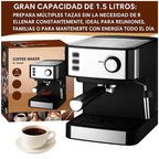 Maquina Para Cafe Expreso Capuchino Latte 850w 20bar Regalo