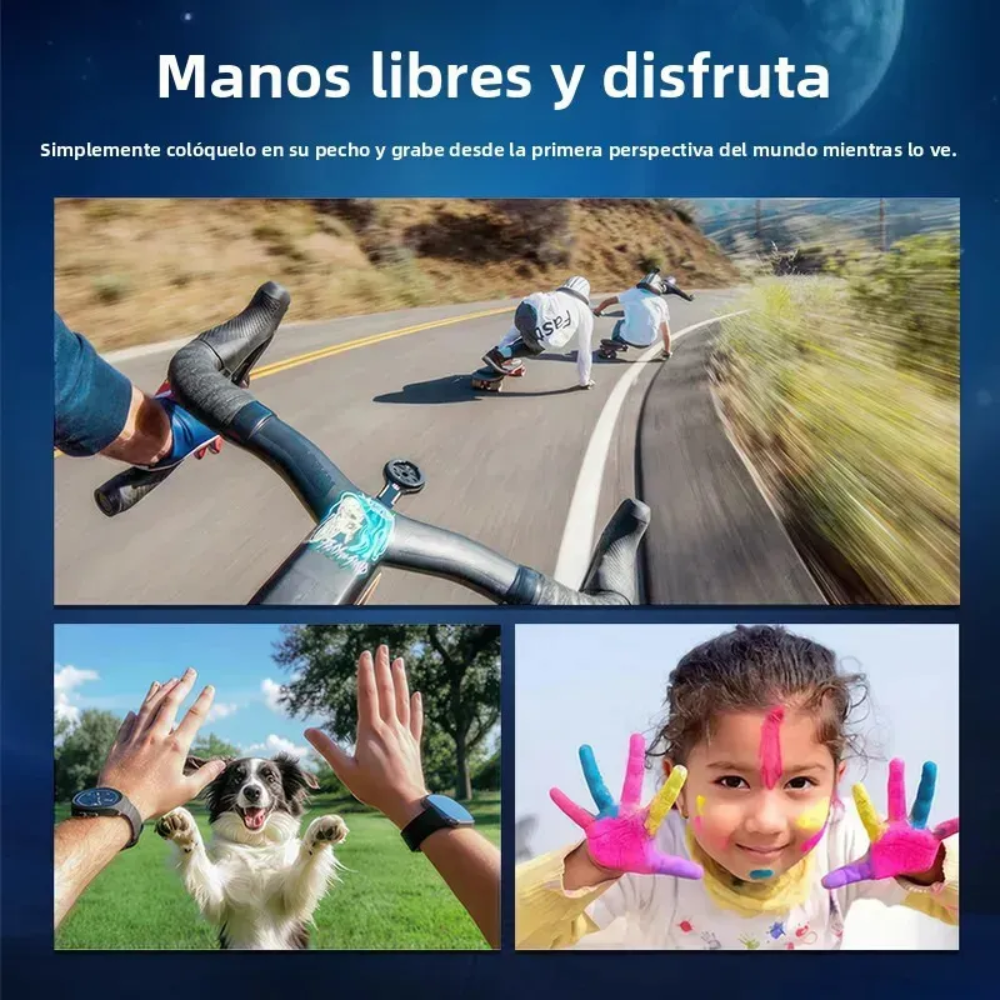 Camara Deportiva Mini Sport Cam Wifi Lente Magnética Full Hd