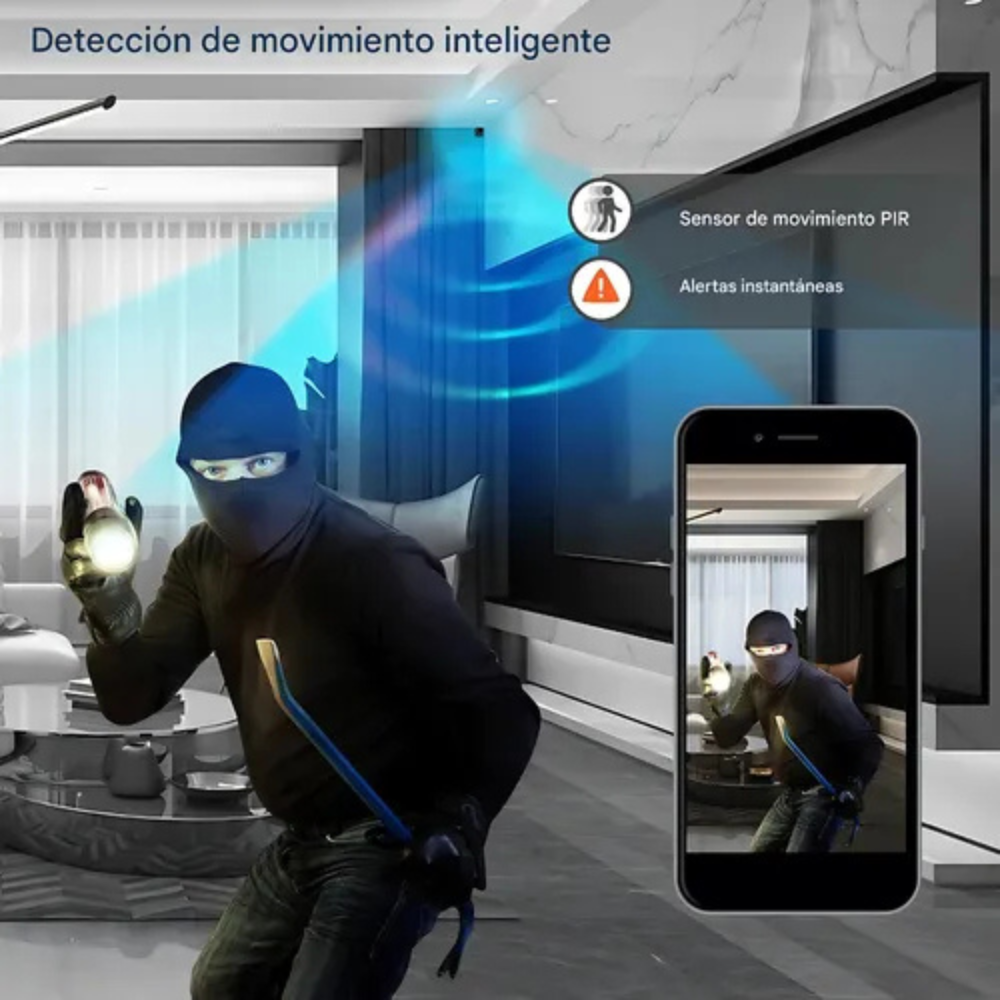 Mini Camara Espia Seguridad Vision Nocturna Inalambrica Wifi