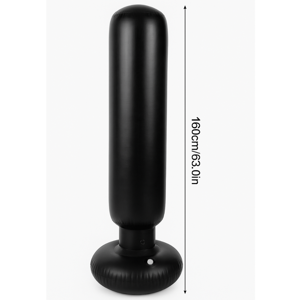 Saco Bolsa Boxeo Inflable Deporte Con Guantes Box