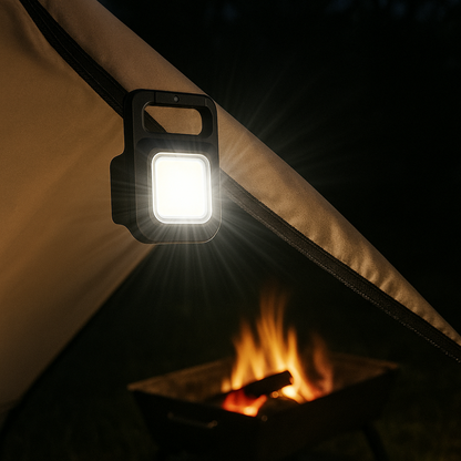 Linterna Led Recargable Táctica Llavero Camping Destapador Mini Linterna Portátil EDC Emergencia Camping Hogar