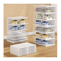 Thumbnail for 👟📦Organizador Plegable Para Zapatos Multifunción De 3 Niveles🧺✨