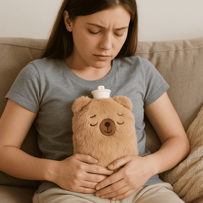 Bolsa Agua Caliente Capibara Peluche 500ml Tapón Seguro