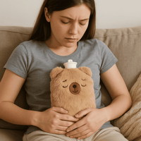 Thumbnail for Bolsa Agua Caliente Capibara Peluche 500ml Tapón Seguro