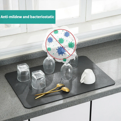 🧼✨Tapete Absorbente Para Cocina Escurridor De Platos 50 X40cm💧🍽️