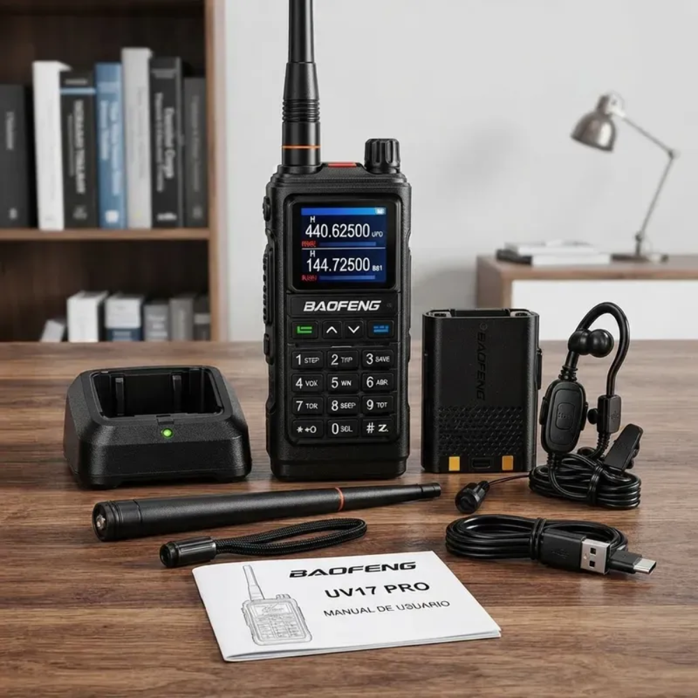 Radio Walkie Talkie Baofeng UV-17 Pro Doble Banda UHF VHF