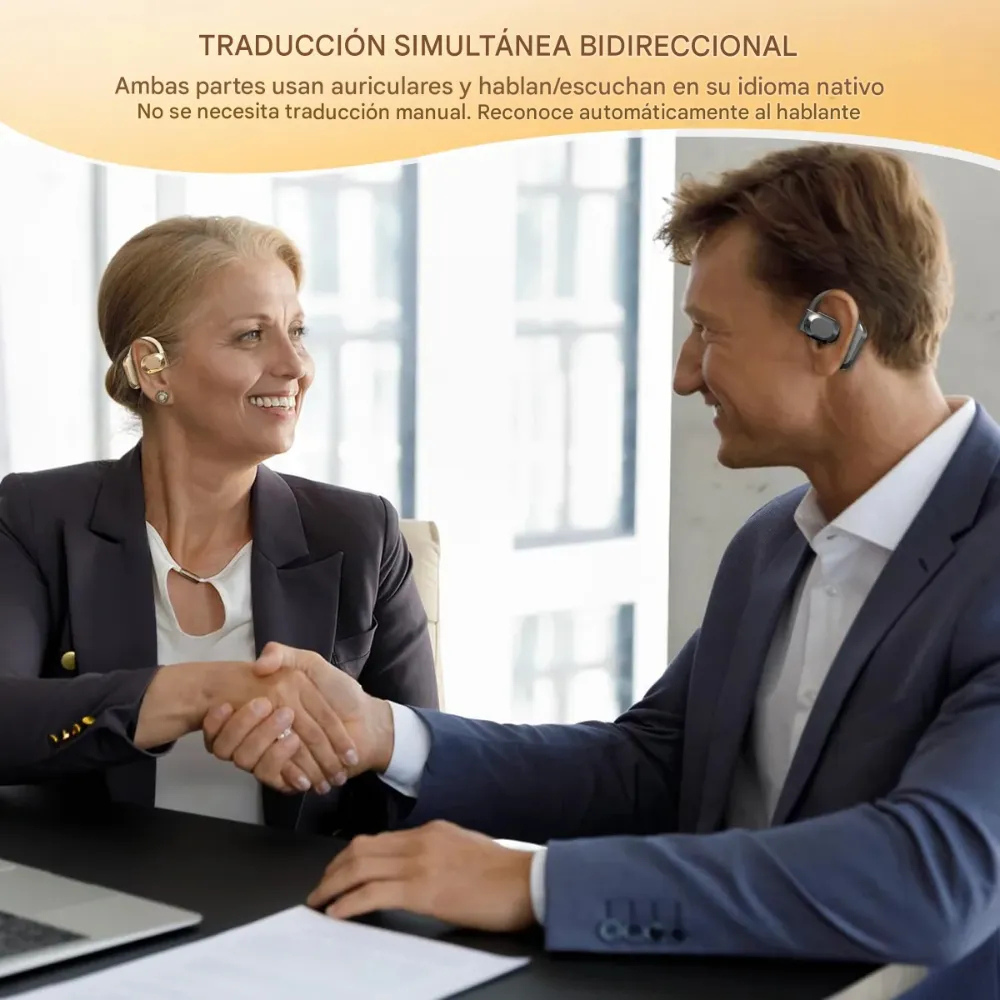 Audifonos Traductores Idiomas Tiempo Real Bluetooth 137 Idiomas