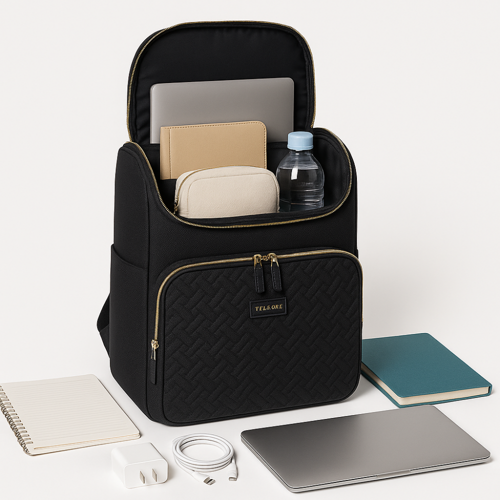 Morral Ejecutivo Antirrobo Impermeable Laptop 15,6" Negro