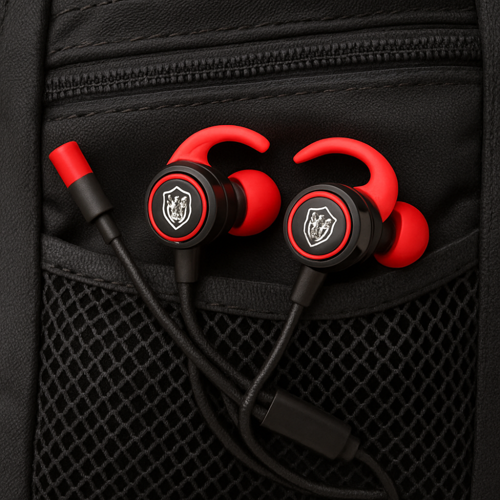 Audífonos Gamer In-Ear KR-GM501 – Micrófono Boom + Sonido Envolvente Pro